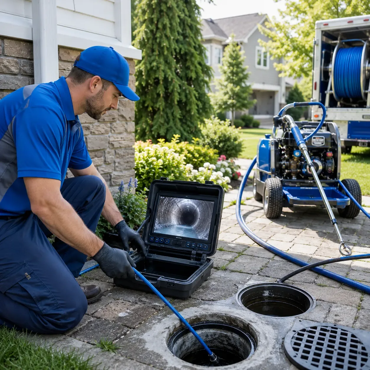 Outdoor drain cleaning professionals serving Warwick, RI