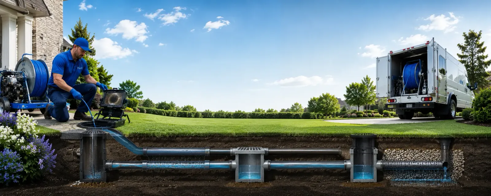 Outdoor drain cleaning information for Warwick, RI